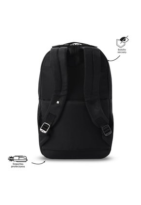 Morral Ejecutivo Porta PC 15" Roxanne Negro Mujer