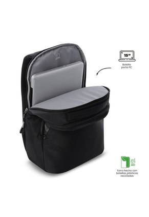 Morral Ejecutivo Porta PC 15" Roxanne Negro Mujer