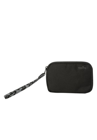 Monedero Para Mujer Pequeño Delion Negro Totto