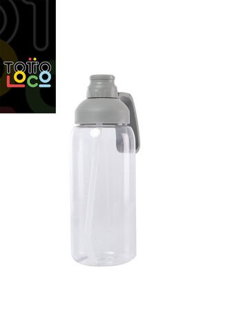 Botilito Plástico Greep 1800 Ml Gris Totto