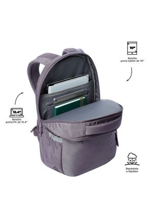 Morral Universitario Porta PC 15.4" Indo Morado Mujer