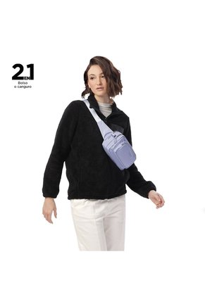 Bolso Para Mujer 2 En 1 Funty 3.0 Pequeño Morado