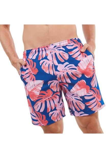 Pantaloneta De Baño Hombre Abriko Azul