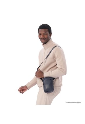 Bolso Para Hombre Indi Tipo Crossbody Pequeño Azul