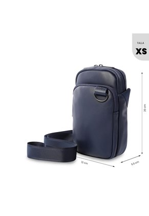 Bolso Para Hombre Indi Tipo Crossbody Pequeño Azul