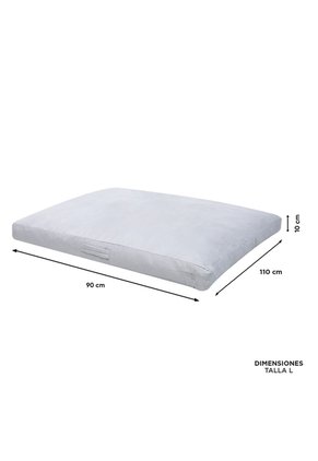 Cama Para Perro Zeus L Color Gris