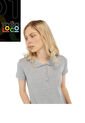 Camisa Polo Chechi Gris Mujer de Totto