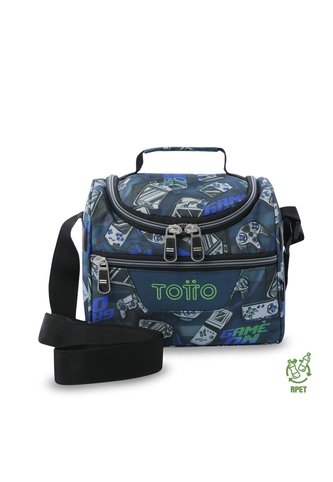 Lonchera Térmica Para Hombre Pizarra Mediano Azul Totto