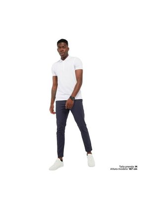 Camiseta Polo Hombre Spencer Blanca