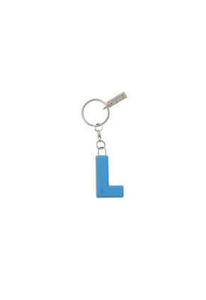 Llavero De Goma Abc Color Azul