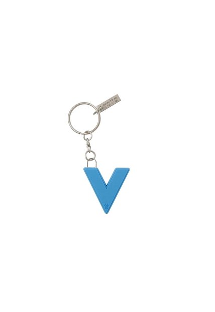 Llavero De Goma Abc Color Azul