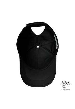 Gorra Beisbolera Tanger Con Filtro UV Negra