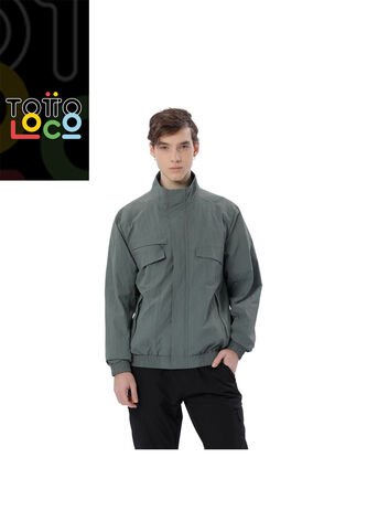 Chaqueta Tipo Bomber Para Hombre Alea Verde Totto