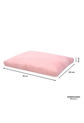 Cama Para Perro Zeus L Color Rosada
