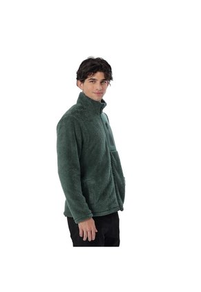 Buzo Para Hombre Marquez Sherpa Cuello Alto Verde