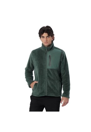 Buzo Para Hombre Marquez Sherpa Cuello Alto Verde