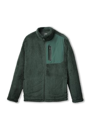 Buzo Para Hombre Marquez Sherpa Cuello Alto Verde