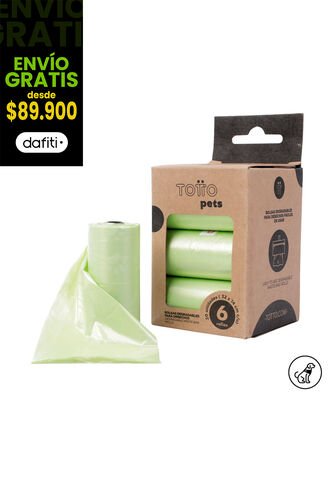 Bolsa Para Mascota Poopbag Lampy Verde Totto