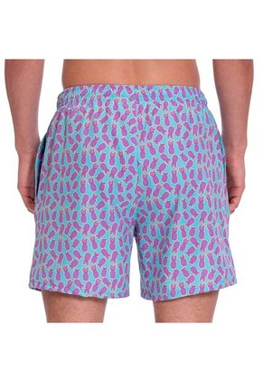 Pantaloneta Estampada Para Hombre Lown Azul