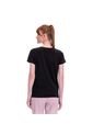 Camiseta Estampada Para Mujer Dusti Manga Corta Negra de Totto
