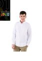 Camisa Para Hombre Ml Porter Solid Blanca de Totto