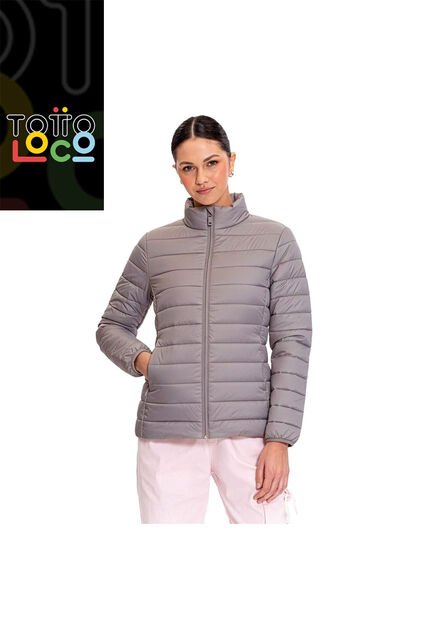 Chaqueta Acolchada Para Mujer Colora