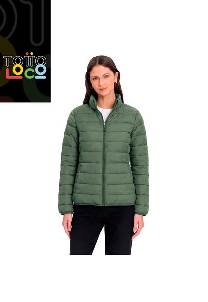 Chaqueta Acolchada Para Mujer Colora