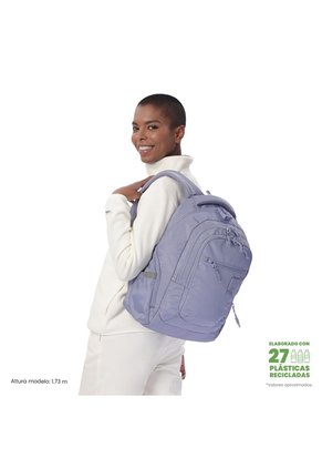 Morral Universitario Eufrates 2.0 Porta PC 13" Morado Mujer