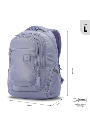 Morral Universitario Eufrates 2.0 Porta PC 13" Morado Mujer