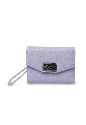 Billetera Mujer Smooth Pequeña Con RFID Blocker Morada Totto