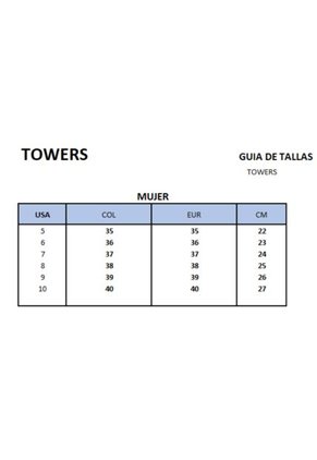 Tenis Towers 531 Color Blanco