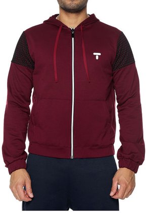 Hoodie Abierto Vinotinto Towers