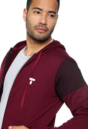 Hoodie Abierto Vinotinto Towers