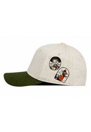 Gorra Disney Toy Story 5 Saddle Up Beige Y Verde Oliva Otocaps