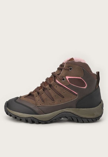 Bota Outdoor Tabaco-Rosa-Negro Trak