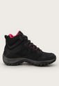 Bota Outdoor Negro-Fucsia-Gris Trak de Trak