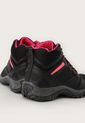 Bota Outdoor Negro-Fucsia-Gris Trak de Trak