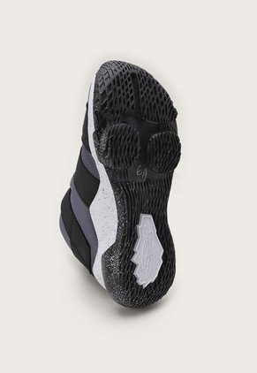 Tenis Basketball Gris-Negro-Blanco-Fucsia Trak