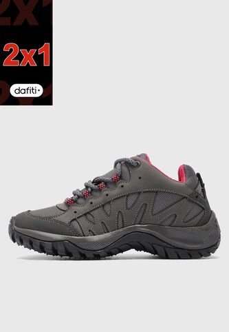 Tenis Outdoor Trekk Gris Trekk