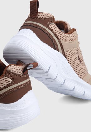 Tenis Running Beige-Cafe-Blanco TREME Jerfer