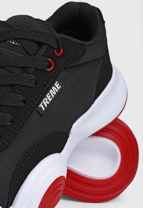 Tenis Lifestyle Negro-Blanco-Rojo TREME Jorfing