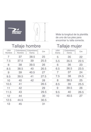 TENIS TREME HOMBRE 10-32800 Talla 11