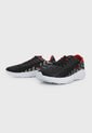 Tenis Lifestyle Negro-Blanco-Plateado-Rojo TREME Speed de TREME