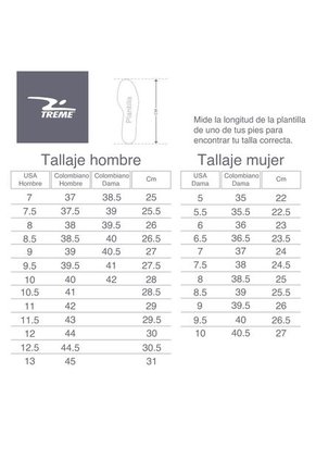 TENIS TREME MUJER 10-27320 Talla 6.5