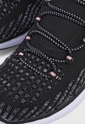 Tenis Training Negro-Blanco-Rosa TREME Lauter