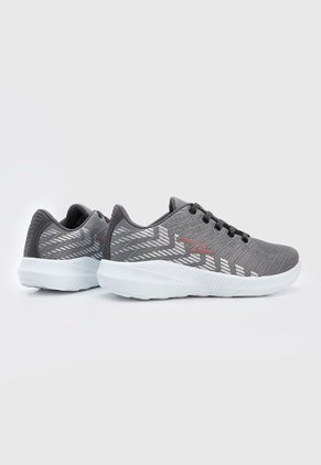 Tenis Running Gris-Plateado-Blanco TREME Speed