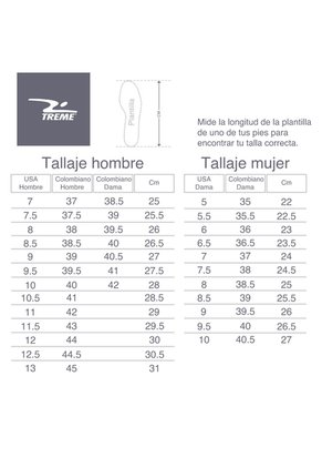TENIS TREME HOMBRE 10-32200 Talla 10