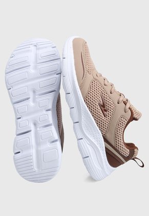 Tenis Running Beige-Cafe-Blanco TREME Jerfer