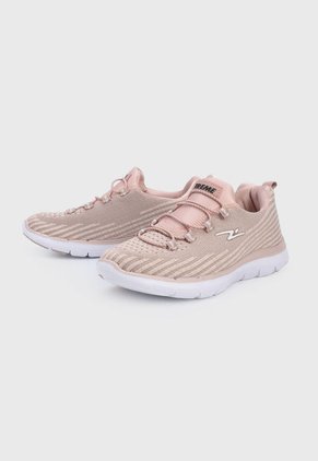 Tenis Running Oro Rosa-Blanco TREME Lauter