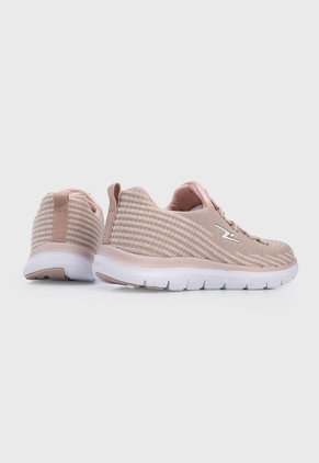 Tenis Running Oro Rosa-Blanco TREME Lauter